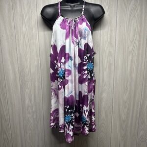 LILY WOMENS/TEENS  SUMMER MINI DRESS/TUNIC TOP-NWT, vacation- Plus 3 XL Floral
